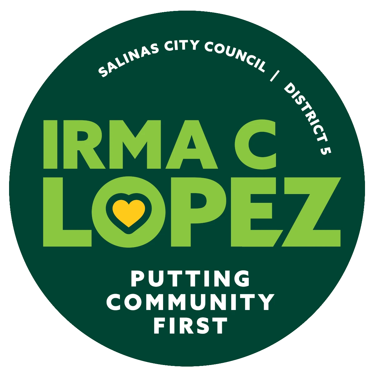 Irma Lopez for Salinas City Council logo